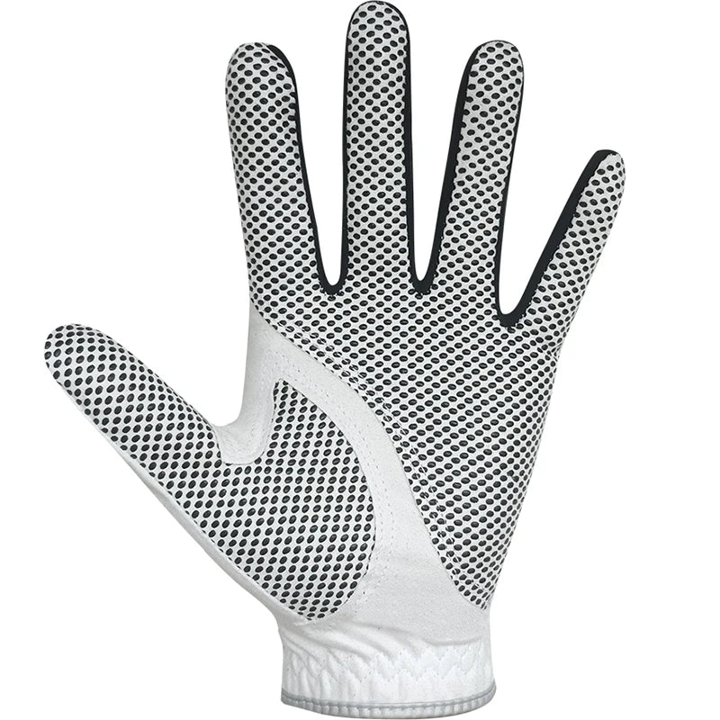 Men'S Golf Glove One Pc 2 Color Options Improved Grip System Cool Comfortable Blue White Color Left Right Hand NEW