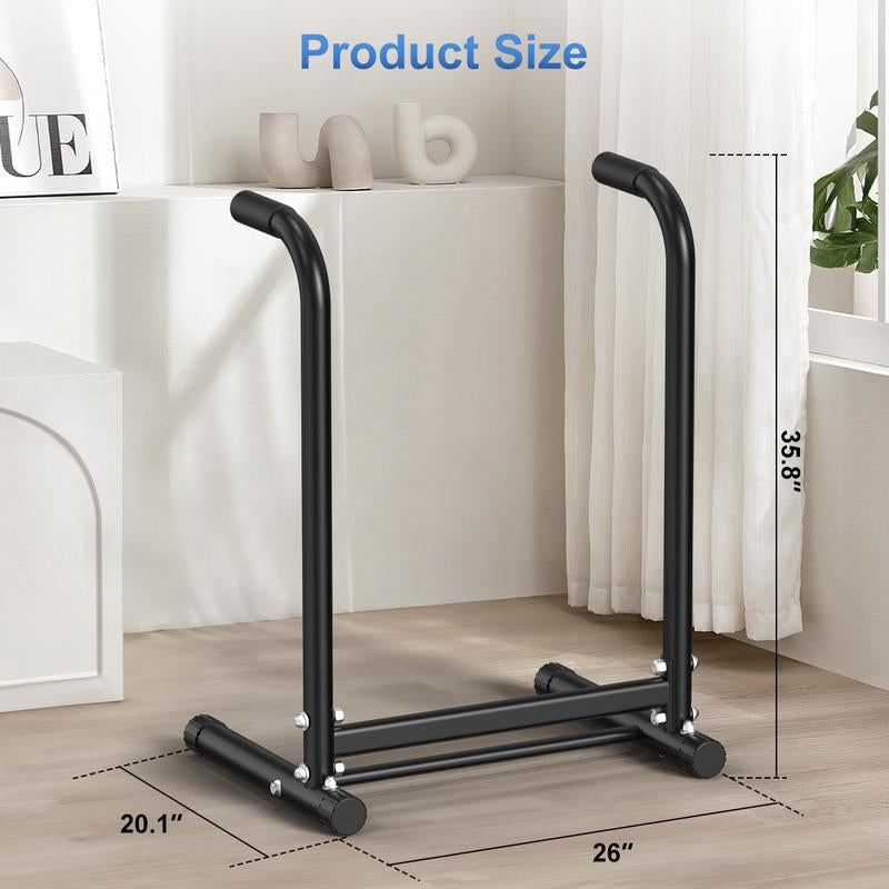 Relife Sports Dip Station Functional Heavy Duty Dip Stands Fitness Workout Dip Bar Station Stabilizer Parallette Push up Stand